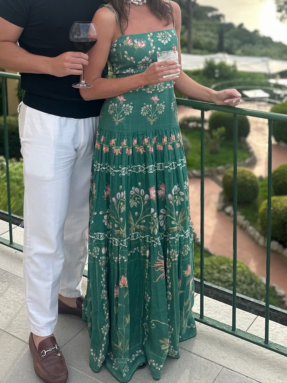 Agua Bendita linen maxi